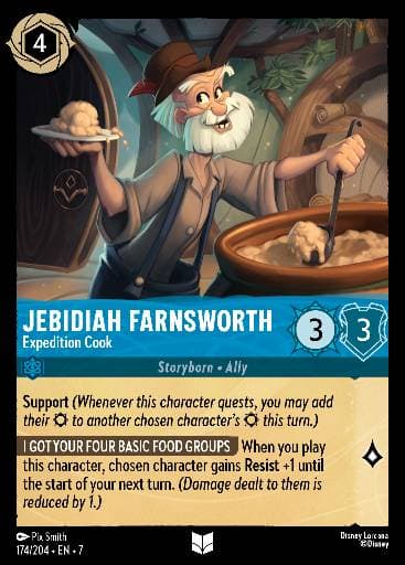 Jebidiah Farnsworth - Expedition Cook