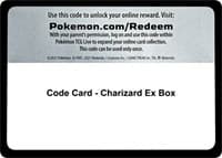 Code Card - Charizard Ex Box