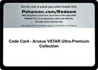 Code Card - Arceus VSTAR Ultra-Premium Collection