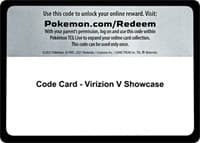 Code Card - Virizion V Showcase