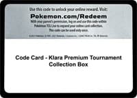 Code Card - Klara Premium Tournament Collection Box