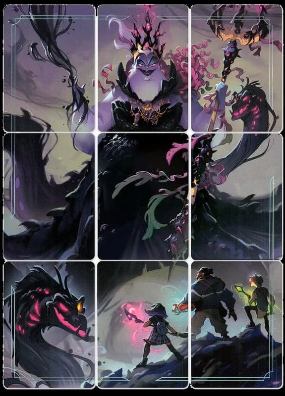 Ursula - Sea Witch Queen Puzzle Insert (Set of 9)