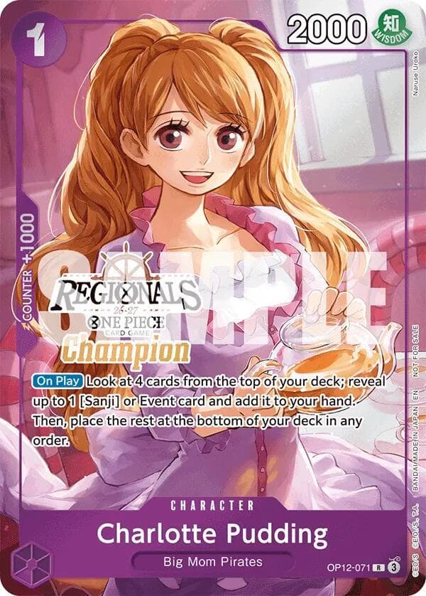 Charlotte Pudding (Regionals Champion Card Set 26-27)
