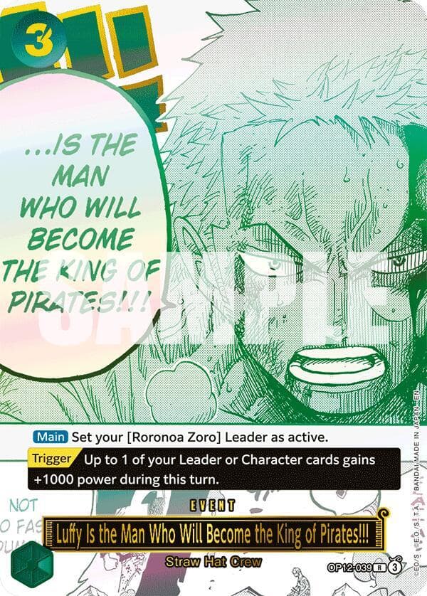 Luffy Is the Man Who Will Become the King of Pirates!!! (Japanese Version 3rd Anniversary Set)