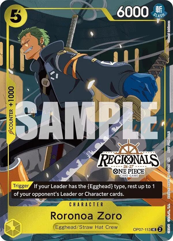 Roronoa Zoro (Regional Participation Pack 2026 Vol.1)