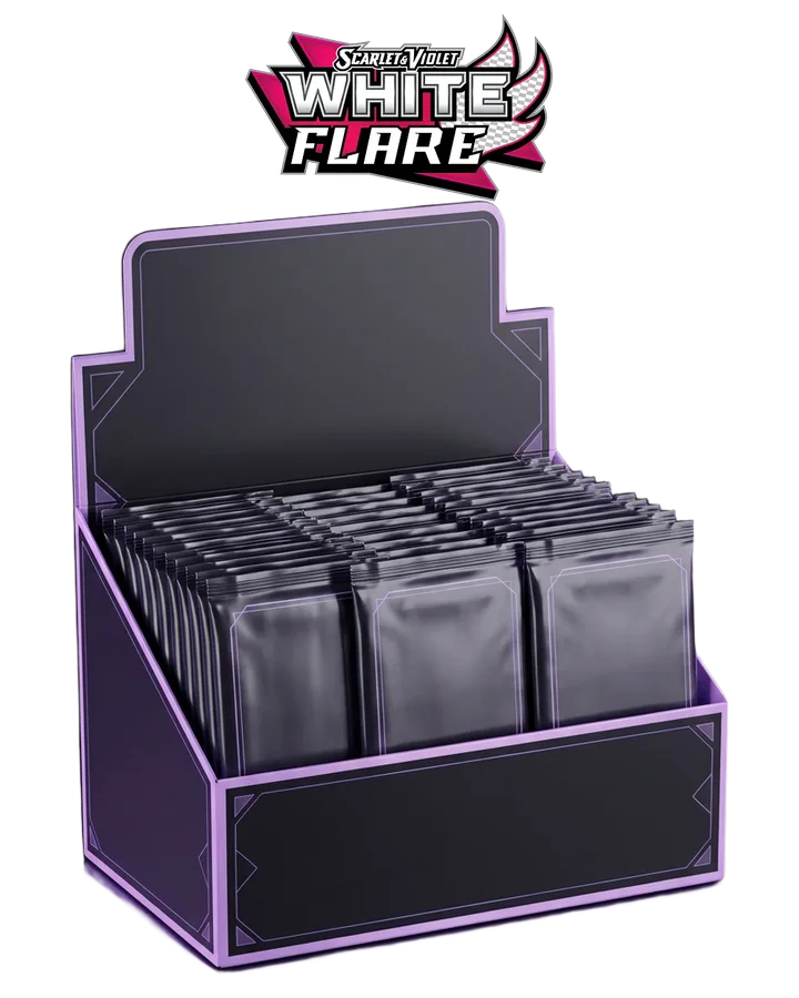 White Flare Booster Display Box (36 Packs)